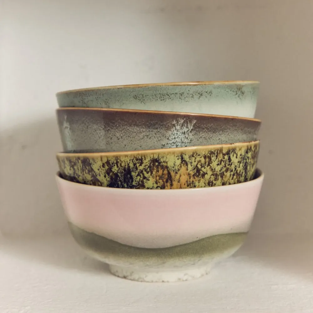 70s ceramics: ramen bowl, ascend (set 2)