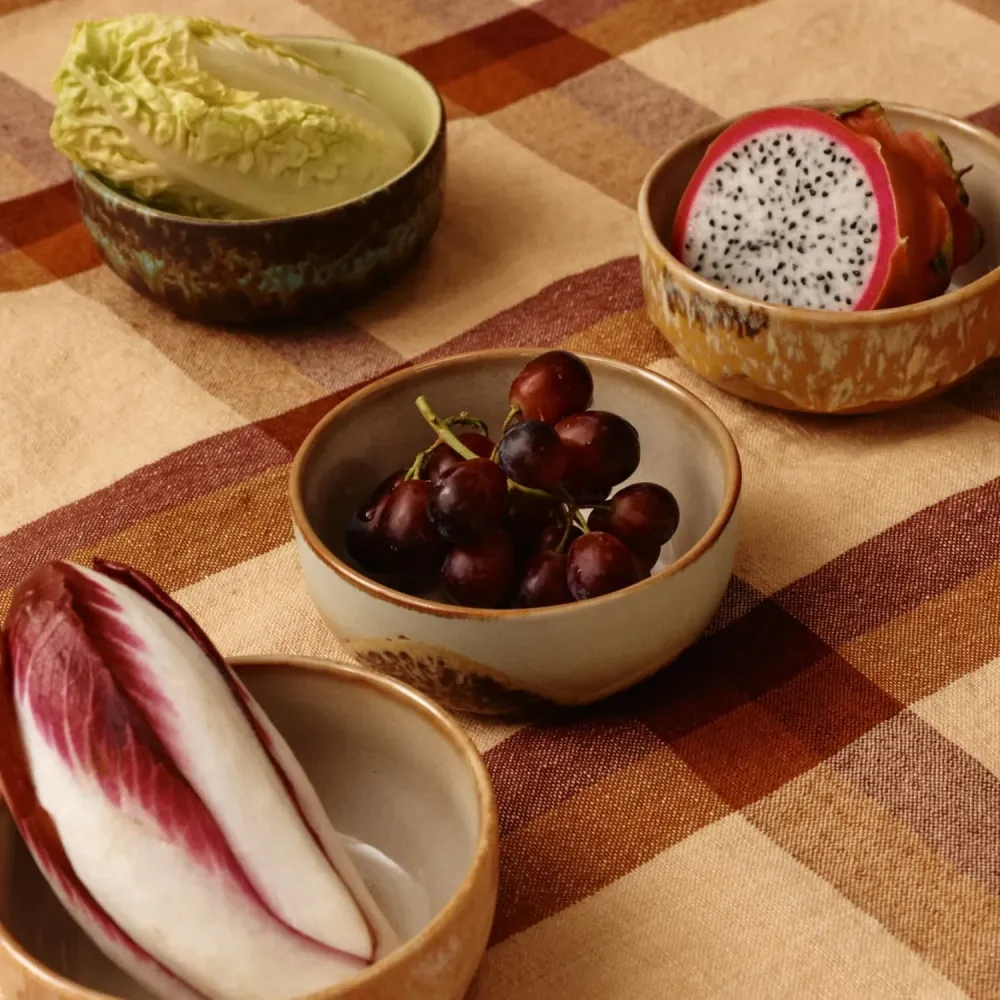 70s ceramics: tapas bowls drift (set 4)