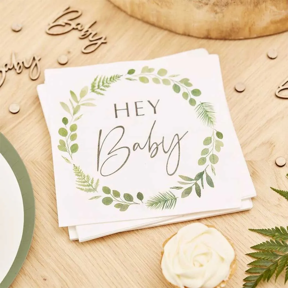 Botanical Baby Hey Baby Servietter 16 stk.