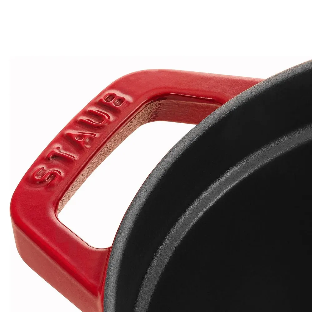 Cocotte Gryte 27 cm / 3,2 l, Oval, Rød, Støpejern - STAUB 🇫🇷