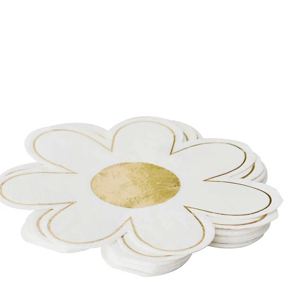 Daisy Crazy Tusenfryd Servietter 16 stk