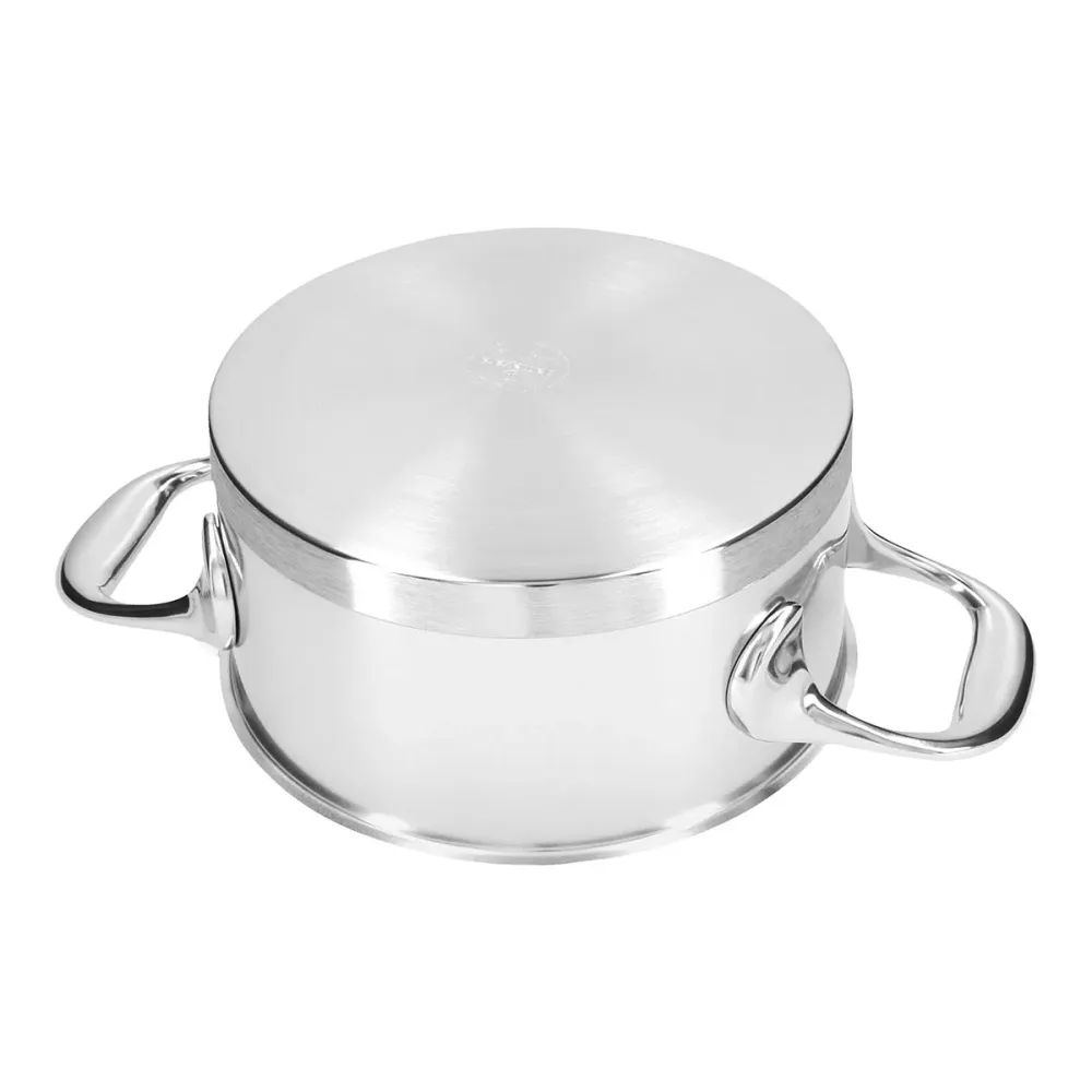 Demeyere Atlantis 7 Gryte med lokk (2,2L / 18cm) - Rustfritt Stål