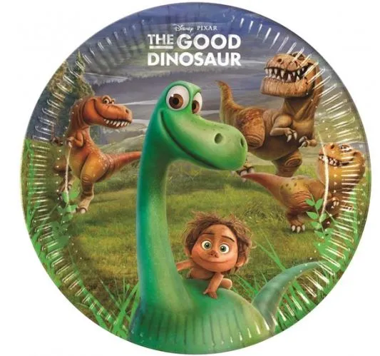 Den Gode Dinosaur Tallerkener 8 stk