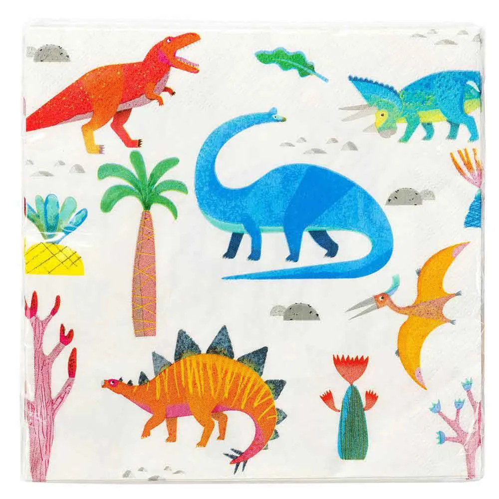Dino Party Servietter 20 stk.