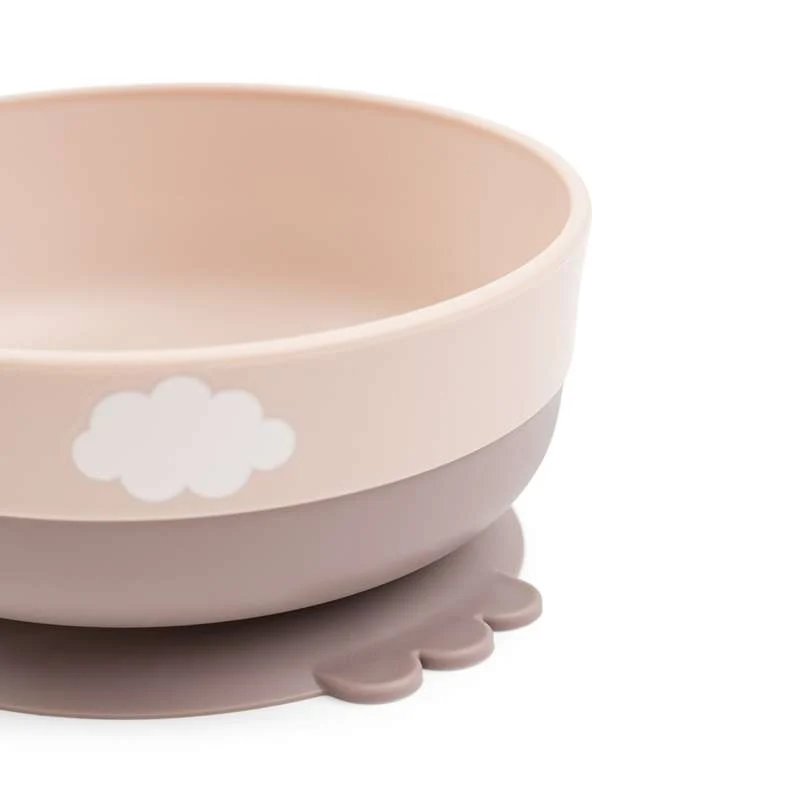 Done Deer Foodie Første Spisesett - Happy Clouds - Pudder