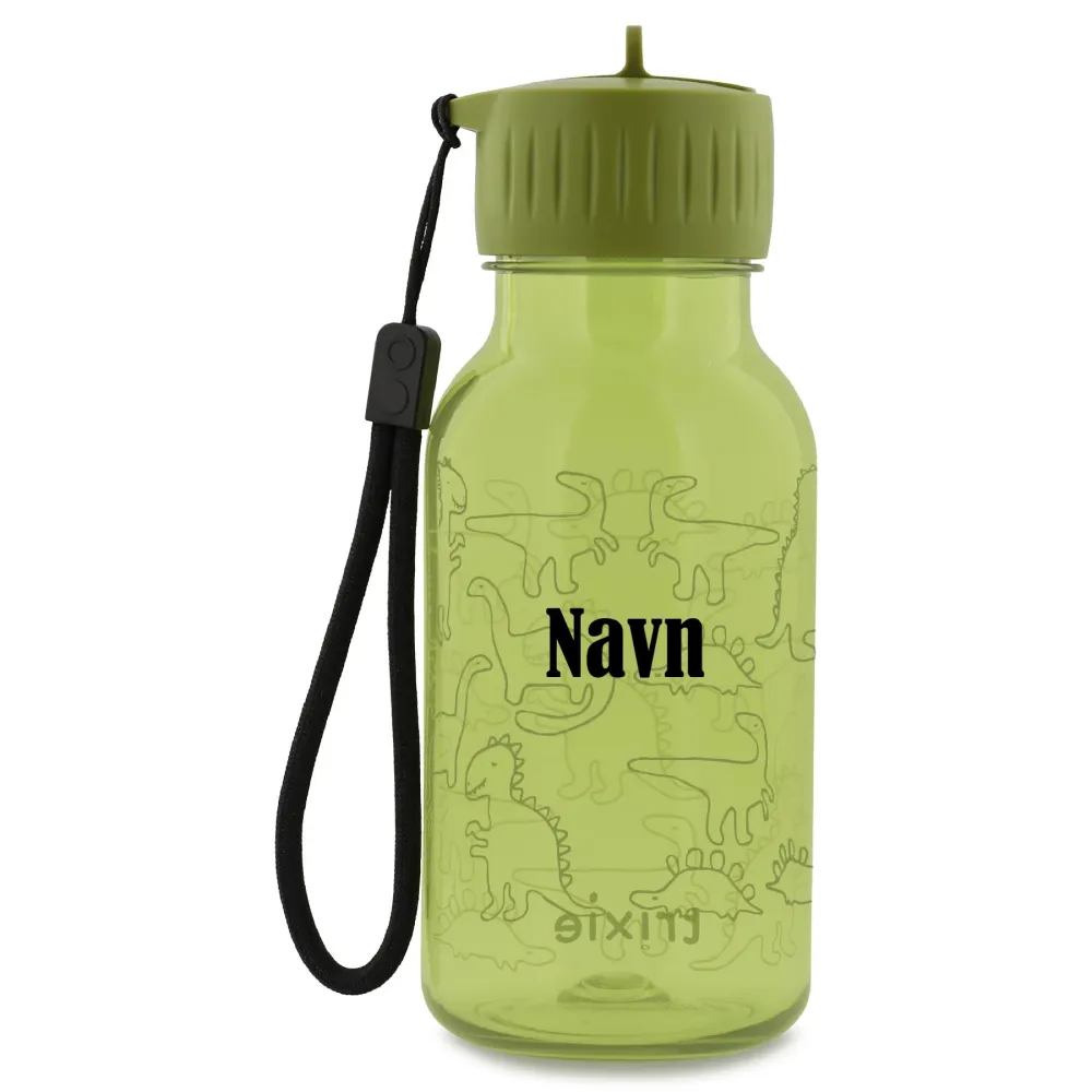 Drikkeflaske Med Navn i tritan Trixie 350 ml, Daring Dino