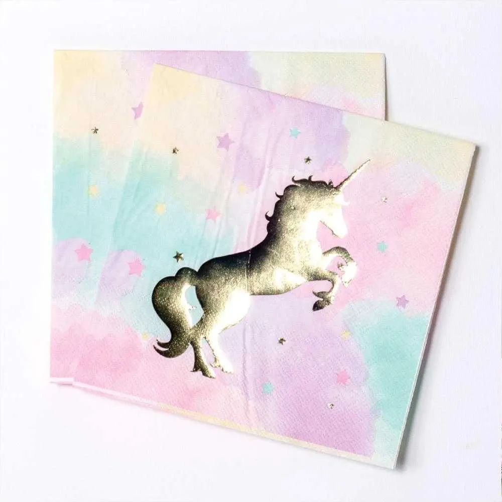 Enhjørning Sparkle Bursdagsboks 8 pers.