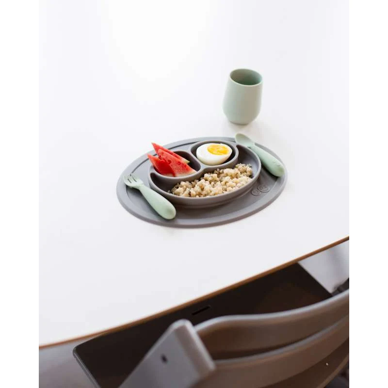 EZPZ Glad Mini Mat Spiseduk - Mørk Grå