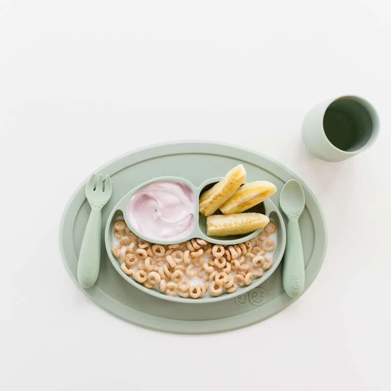 EZPZ Happy Mini Mat Spiseforkle - Grønn