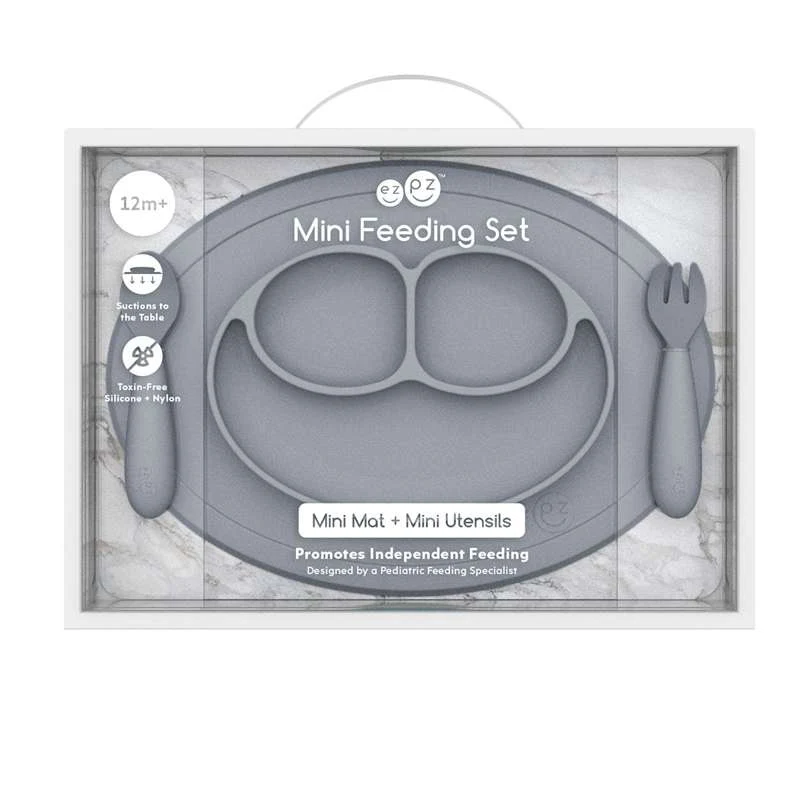EZPZ Mini Foods Set - Matstart Baby - Grå