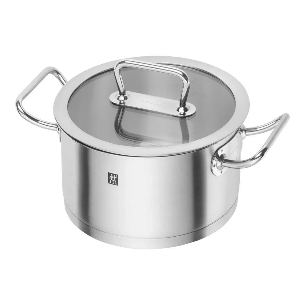 Gryte 20cm, 3,0l, 18/10 rustfritt stål, sølvfarget - ZWILLING PRO