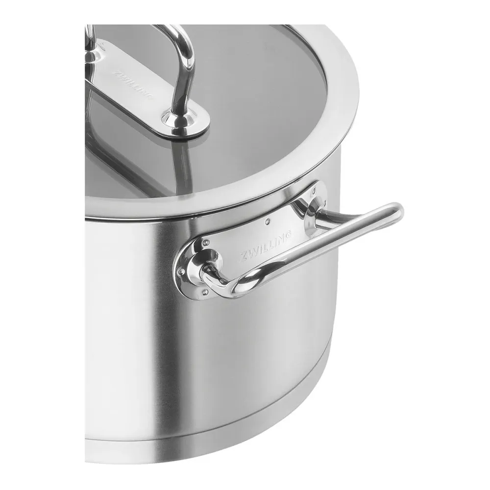 Gryte 24cm, 6,0l, 18/10 rustfritt stål, sølvfarget - ZWILLING PRO