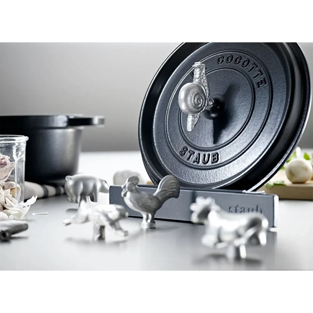 Håndtak til Cocotte, rustfritt stål, hane - STAUB 🇫🇷