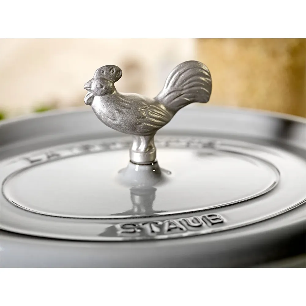 Håndtak til Cocotte, rustfritt stål, hane - STAUB 🇫🇷