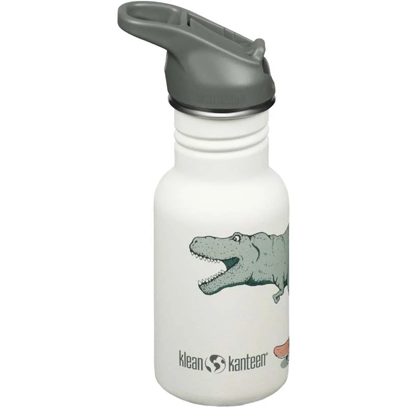 Klean Kanteen Classic Drikkeflaske - Kid SportCap - 355ml - Dino Skate