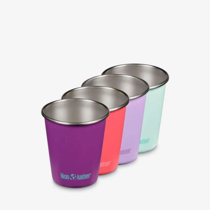 Klean Kanteen Kid Cup - 296ml - 4-Pak - Sommerfugler