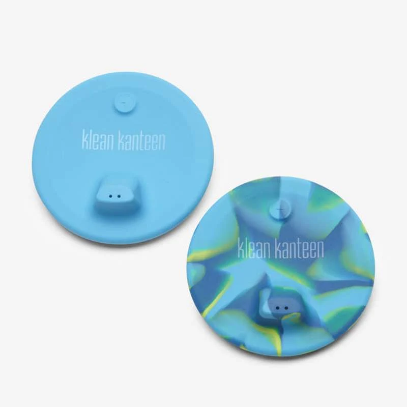 Klean Kanteen Kid Cup Sippy Lokk til 296ml kopp - 2-pakning - Blå/Tie Dye