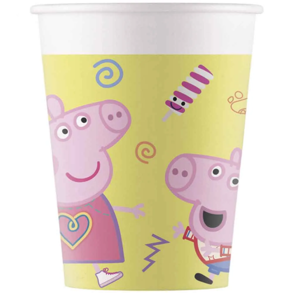Kopper Peppa Gris 8 stk.