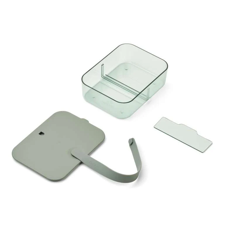 Liewood Carin Matboks m. Skillevegg - Stor - Faune Green/Peppermint