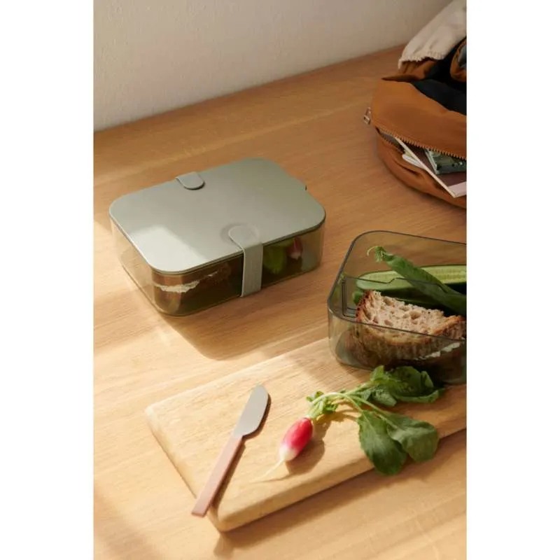 Liewood Carin Matboks m. Skillevegg - Stor - Faune Green/Peppermint
