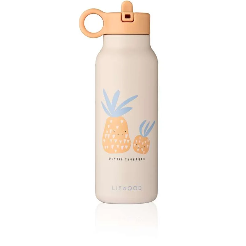 Liewood Falk Drikkeflaske - Rustfritt Stål - 350ml - Ananas/Sand