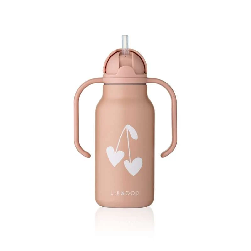 Liewood Kimmie Drikkeflaske - Rustfritt Stål - 250ml - Sweethearts/Pale Tuscany