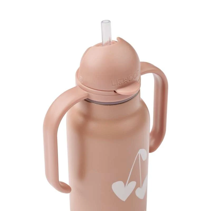 Liewood Kimmie Drikkeflaske - Rustfritt Stål - 250ml - Sweethearts/Pale Tuscany