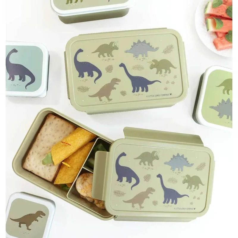 Little Lovely Company Romdelt Bento Matboks - Dinosaur