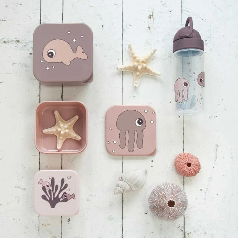 Matbokser 3 pk, Done Deer, Sea friends