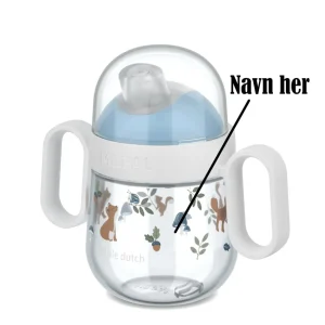 MEPAL Drikkeflaske Med Navn, fra 6 mnd Non Drip, Little Dutch