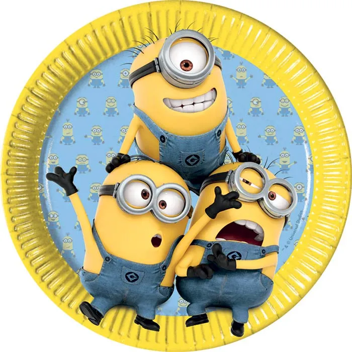 Minions Tallerken 8 stk.