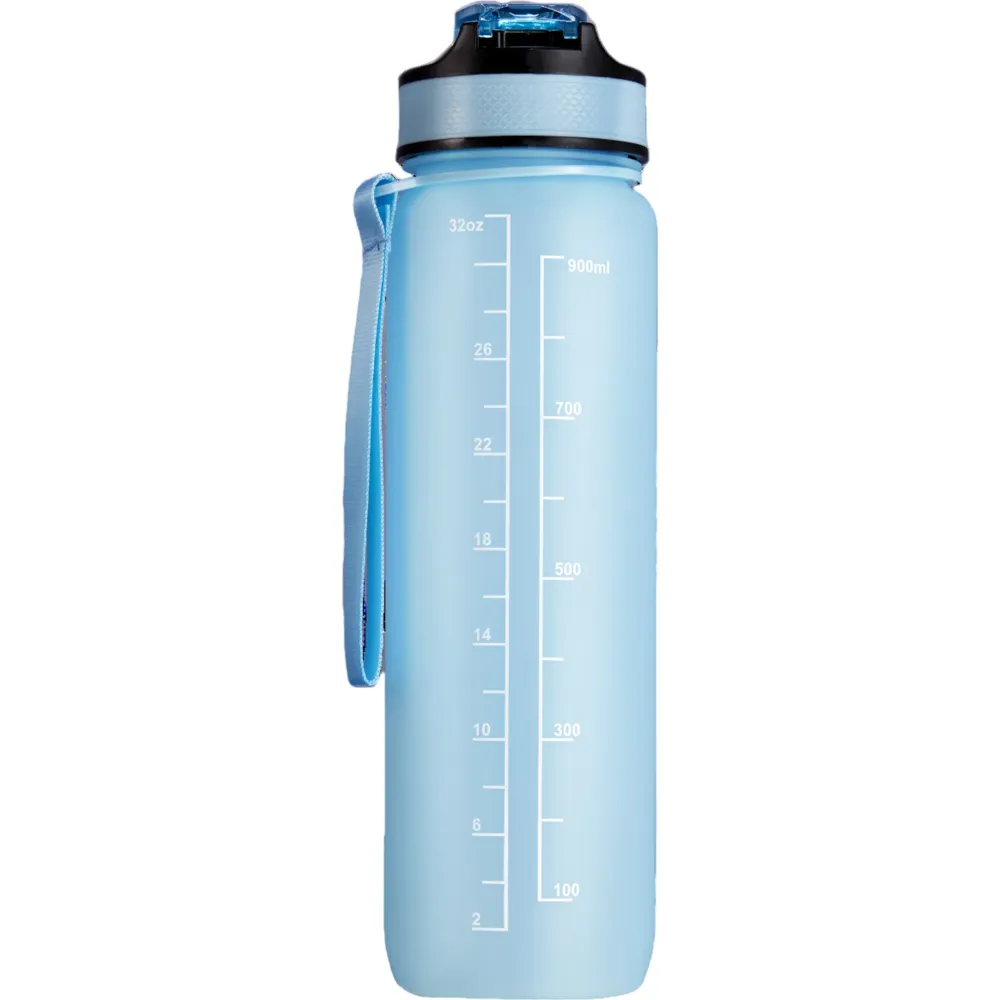 Motivasjons flaske 1 Liter Lyseblå