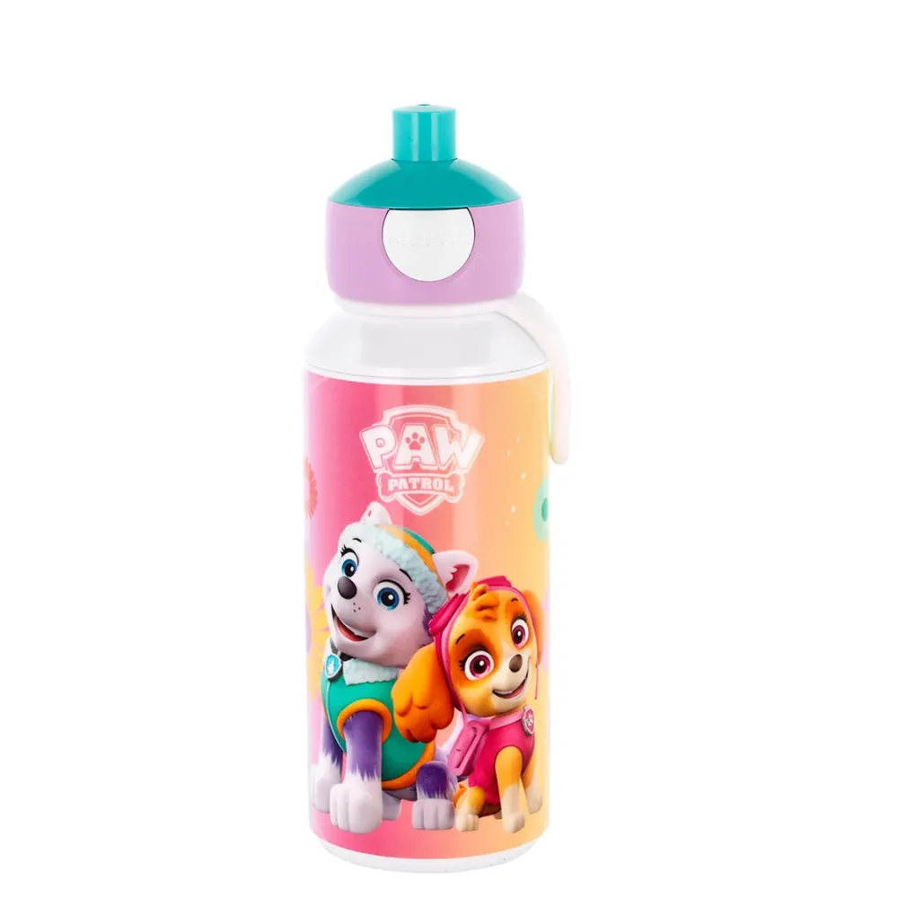 Paw Patrol rosa Pop Up Drikkeflaske 400 ml