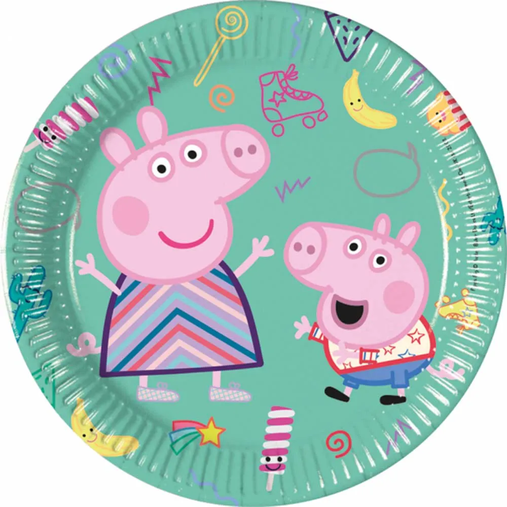 Peppa Gris Tallerken 8 stk.