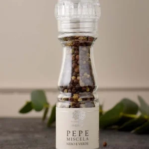 Pepper grønne og sorte pepperkorn