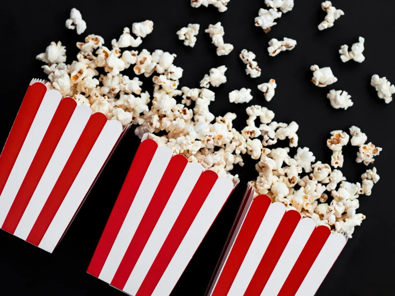 Popcornboks - 6 stk