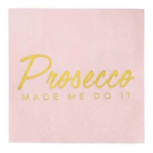 Prosecco Rosa Servietter 25 stk.