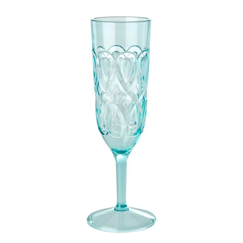 RICE Champagneglass i Akryl - Mint
