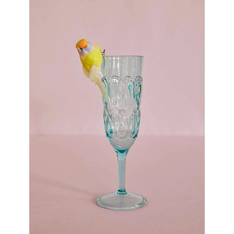 RICE Champagneglass i Akryl - Mint