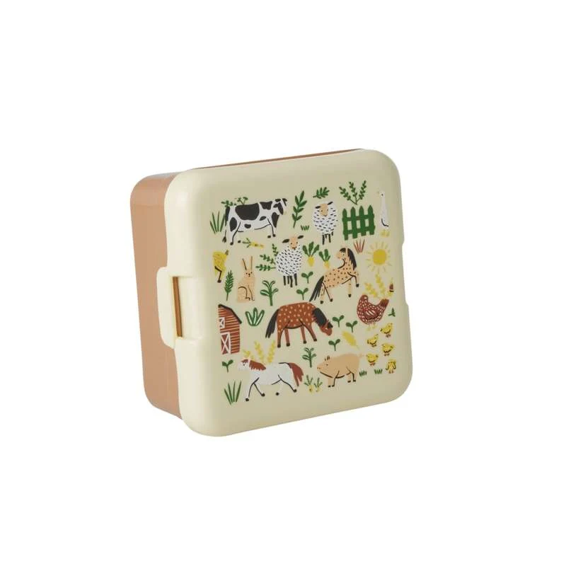 RICE Matboks med 1 Rom - Liten - Farm Totable - Brun