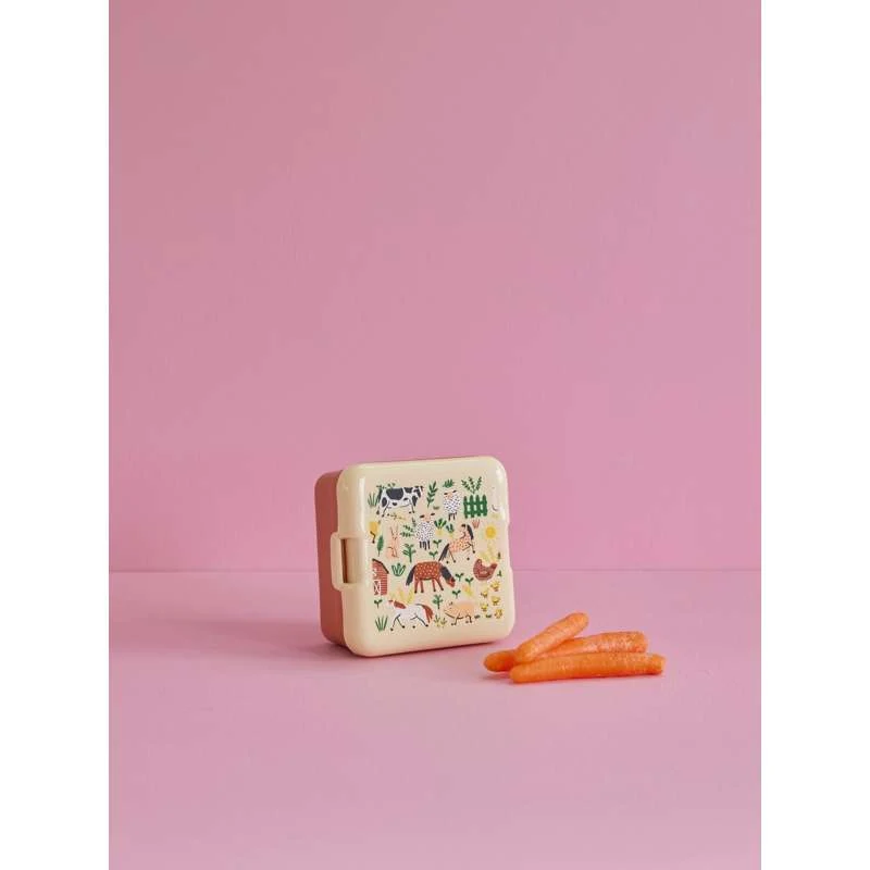 RICE Matboks med 1 Rom - Liten - Farm Totable - Brun