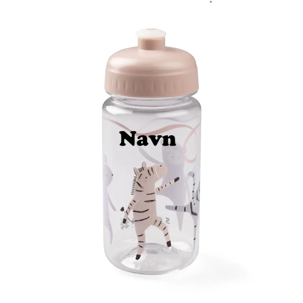 Sebra Drikkeflaske Med Navn Teeny Toes