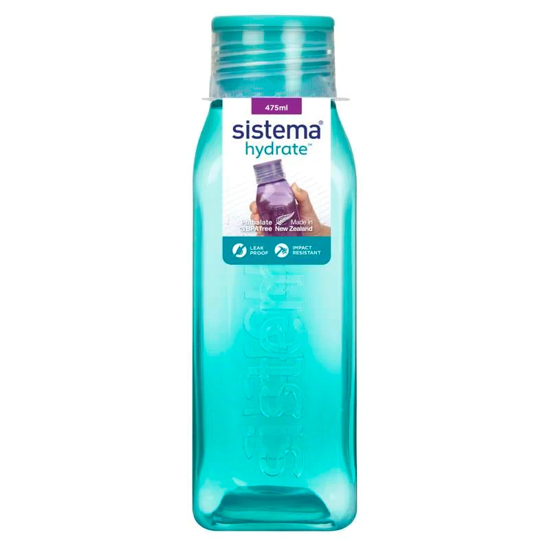 Sistema Drikkeflaske - Square - 475ml - Minty Teal
