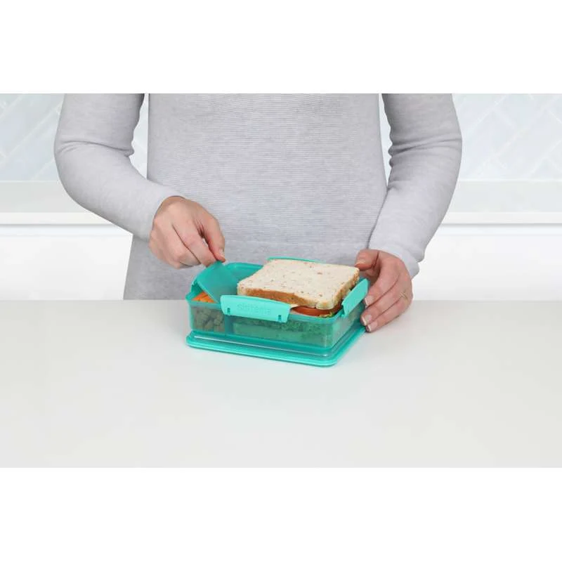 Sistema Matboks - Snack Attack Duo Lunsj - 975ml - Minty Teal