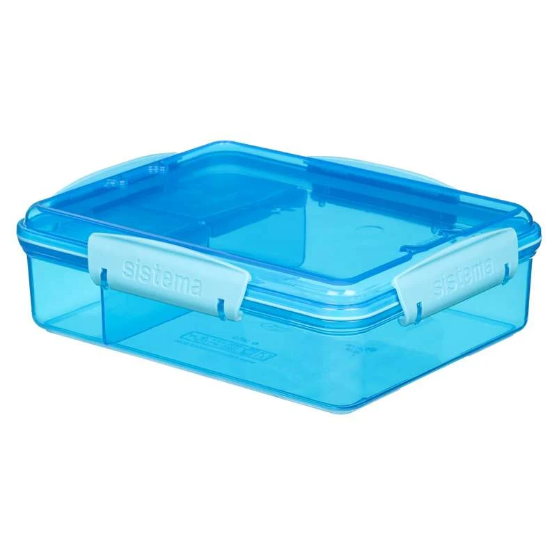 Sistema Matboks - Snack Attack Duo Lunsj - 975ml - Blå