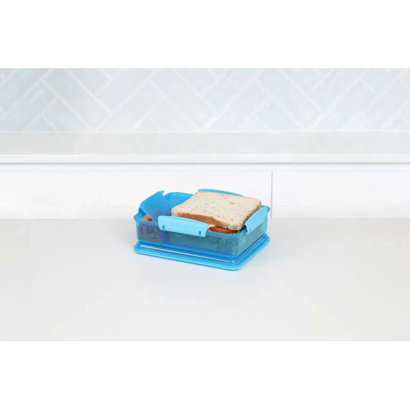 Sistema Matboks - Snack Attack Duo Lunsj - 975ml - Blå