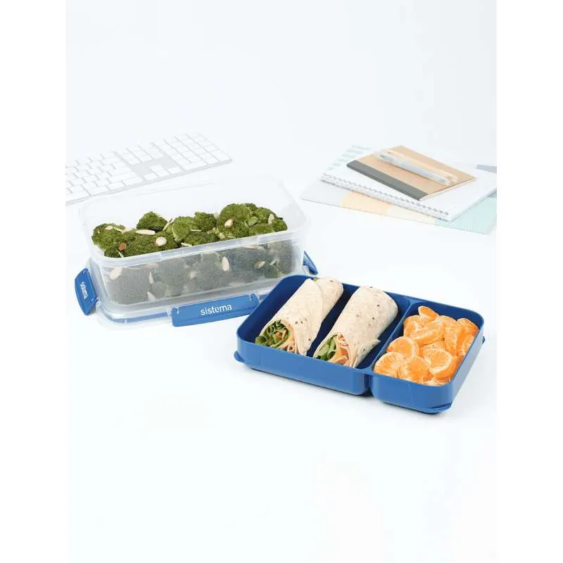 Sistema Rectangle Stax To Go - 2.2L - Havblå