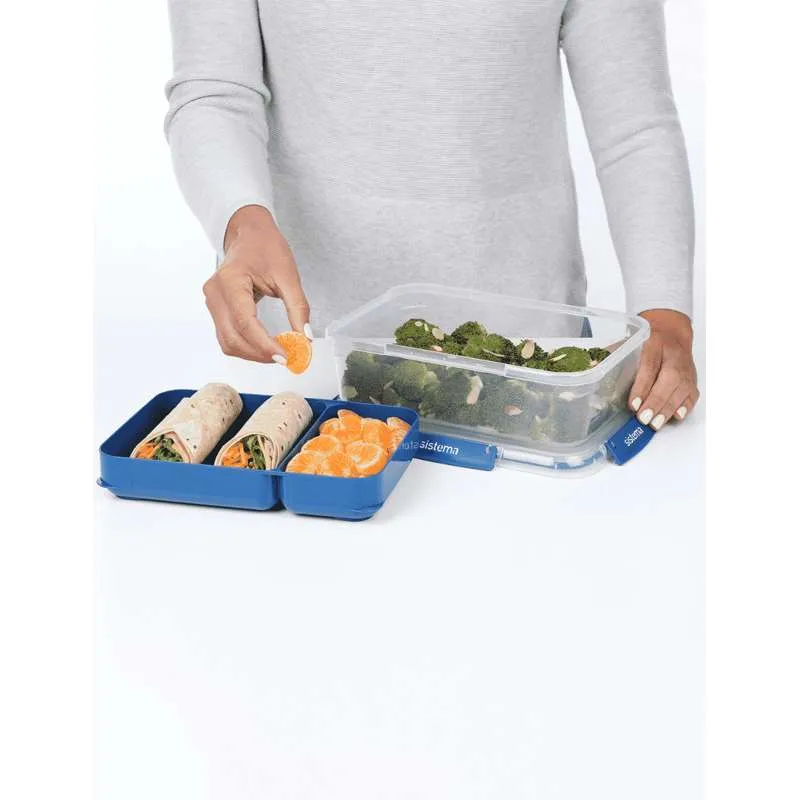 Sistema Rectangle Stax To Go - 2.2L - Havblå