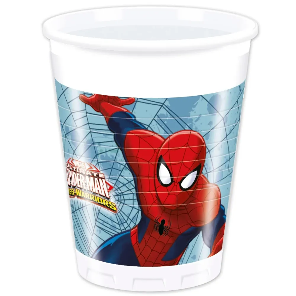 Spiderman Kopper 8 stk.