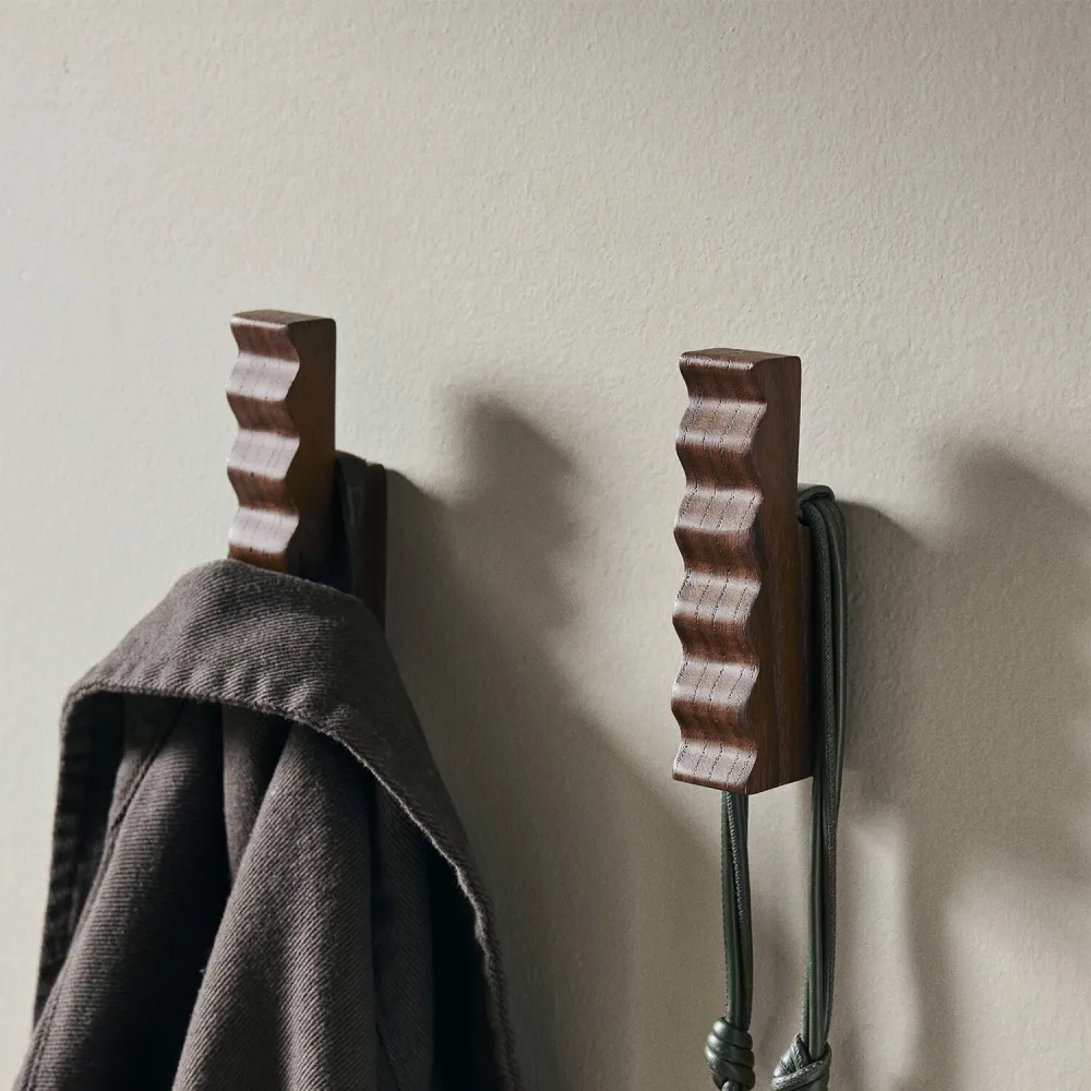 2 stk | Unda Knagger Dark Brown